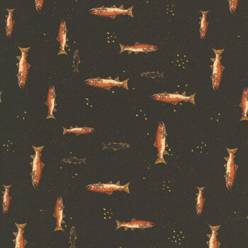 2027 All Pacific Northwest Shop Hop 55832D-9 Umber Salmon by Cassandra Zanboni for Windham Fabrics