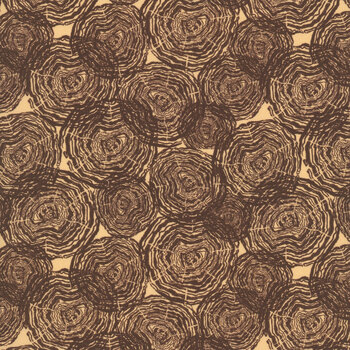 2027 All Pacific Northwest Shop Hop 55834D-11 Bark Log Slice by Cassandra Zanboni for Windham Fabrics