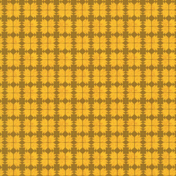 2027 All Pacific Northwest Shop Hop 55835D-12 Yellow Quilt Block by Cassandra Zanboni for Windham Fabrics