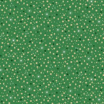 Evergreen Elegance MU-317-G Twinkle Green by Makower UK