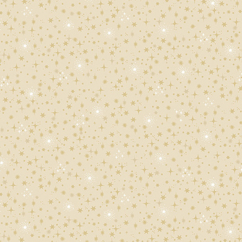 Evergreen Elegance MU-317-Q Twinkle Cream by Makower UK