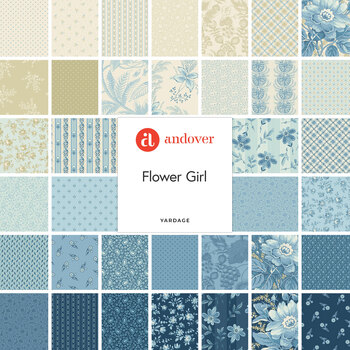 Flower Girl  Yardage by Laundry Basket Quilts for Andover Fabrics