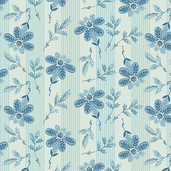 Flower Girl A-10871-LB Buttonhole Ribbon Blue by Laundry Basket Quilts for Andover Fabrics