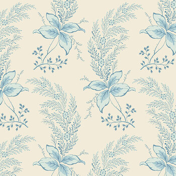 Flower Girl A-10872-L Lady Fern Glass Slipper by Laundry Basket Quilts for Andover Fabrics