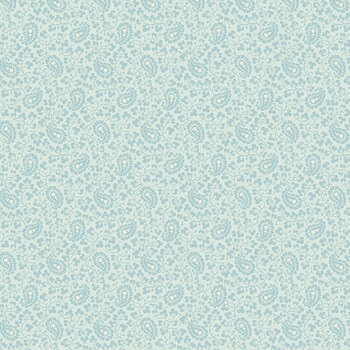 Flower Girl A-10878-LB Ascot Ribbon Blue by Laundry Basket Quilts for Andover Fabrics
