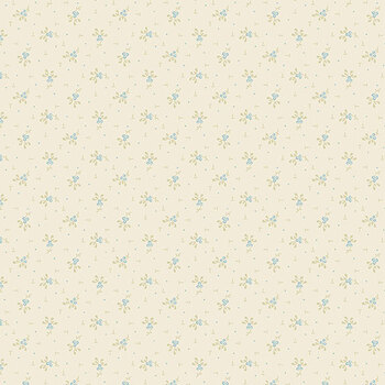 Flower Girl A-10879-L Budding Ivory by Laundry Basket Quilts for Andover Fabrics