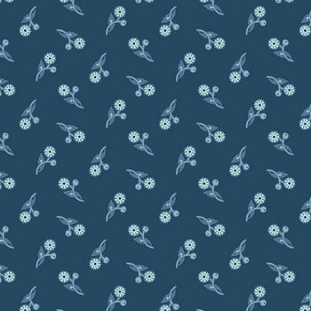 Flower Girl A-10881-B Calendula Night Sky by Laundry Basket Quilts for Andover Fabrics
