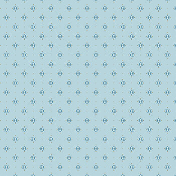 Flower Girl A-10885-B Bowtie Silk Blue by Laundry Basket Quilts for Andover Fabrics