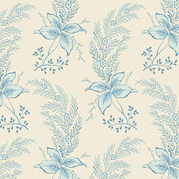 Flower Girl Quilt Tops 108" Wide AW-10891-L Lady Fern Glass Slipper by Laundry Basket Quilts for Andover Fabrics