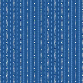 Freedom A-10898-B Patriotic Star Royal by Andover Fabrics