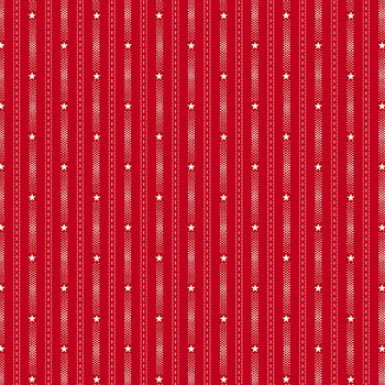 Freedom A-10898-R Patriotic Star Crimson by Andover Fabrics