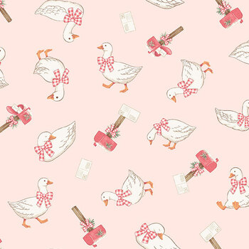 Gooseberry and Garland A-10966-E Porch Mail Pick Up Sweetheart by The Quilted Cow for Andover Fabrics