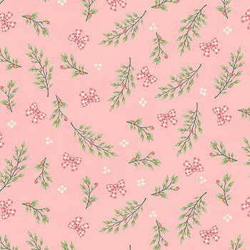 Gooseberry and Garland A-10967-E Cow Tied with a Bow Snow Berry by The Quilted Cow for Andover Fabrics