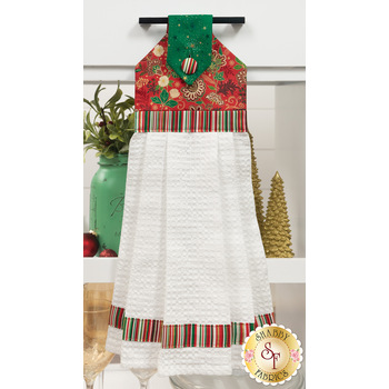  Hanging Towel Precut Kit - Adorn - Red