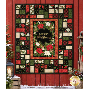  Stained Glass Panel Quilt II Kit - Merry Christmas 2026