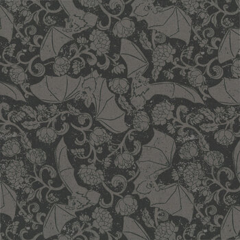 Gothic Haunt 21004-16 Charcoal Night Shade by Stacy Iest Hsu for Moda Fabrics