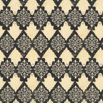 Gothic Haunt 21007-16 Raven Gothic Ghost by Stacy Iest Hsu for Moda Fabrics
