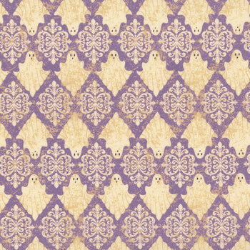 Gothic Haunt 21007-19 Purple Haze Gothic Ghost by Stacy Iest Hsu for Moda Fabrics