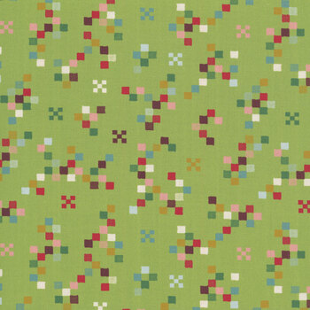 Twinkle & Tinsel 45694-15 Fern Plaid Break by Fancy That Design House for Moda Fabrics