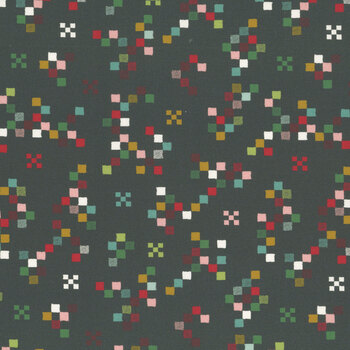 Twinkle & Tinsel 45694-17 Charcoal Plaid Break by Fancy That Design House for Moda Fabrics