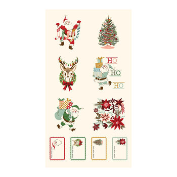 Twinkle & Tinsel 45697-11 Snow Twinkle & Tinsel Panel by Fancy That Design House for Moda Fabrics