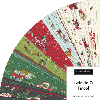 Twinkle & Tinsel  Jelly Roll by Fancy That Design House for Moda Fabrics - RESERVE