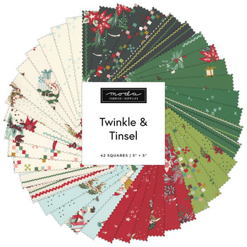Twinkle & Tinsel  Charm Pack by Fancy That Design House for Moda Fabrics - RESERVE