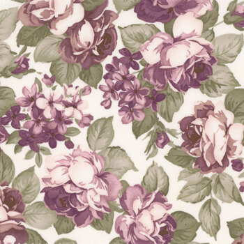 Lilac Shadows 44440-11 Porcelain Rose Romance by 3 Sisters for Moda Fabrics