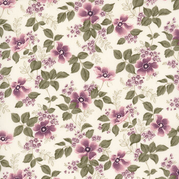 Lilac Shadows 44441-11 Porcelain Blossoms by 3 Sisters for Moda Fabrics