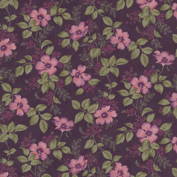 Lilac Shadows 44441-16 Plum Blossoms  by 3 Sisters for Moda Fabrics