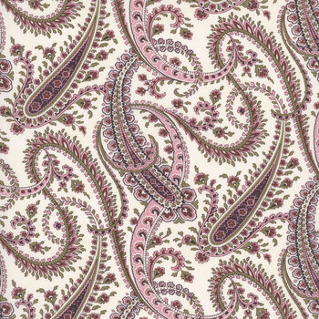 Lilac Shadows 44443-11 Porcelain Paisley by 3 Sisters for Moda Fabrics