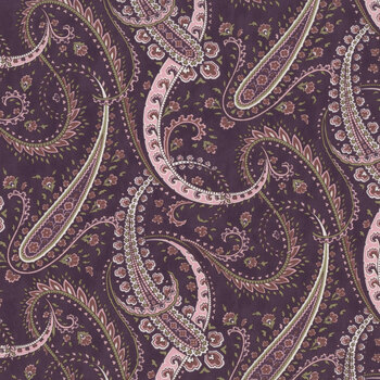 Lilac Shadows 44443-16 Plum Paisley by 3 Sisters for Moda Fabrics