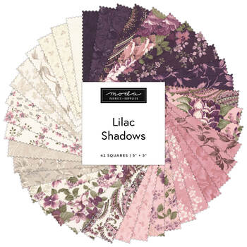 Lilac Shadows  Charm Pack 3 Sisters for Moda Fabrics - RESERVE