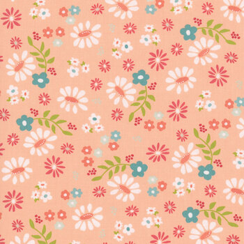 Coastal Breeze 37740-12 Cantaloupe Morning Glory by Sherri & Chelsi for Moda Fabrics