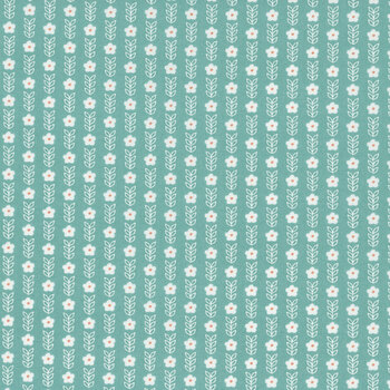 Coastal Breeze 37742-17 Teal Tulip by Sherri & Chelsi for Moda Fabrics
