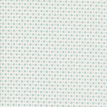 Coastal Breeze 37745-37 Cloud - Teal Pinwheel by Sherri & Chelsi for Moda Fabrics