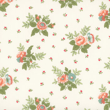 Apricot Candy 3100-11 Cloud Rose Garden by Bunny Hill Designs for Moda Fabrics