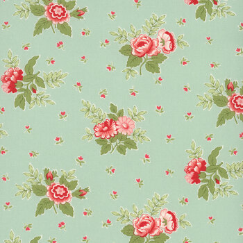Apricot Candy 3100-14 Sky Rose Garden by Bunny Hill Designs for Moda Fabrics