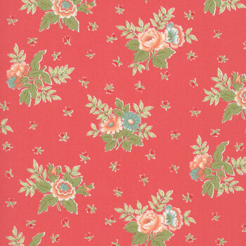 Apricot Candy 3100-18 Berry Rose Garden by Bunny Hill Designs for Moda Fabrics