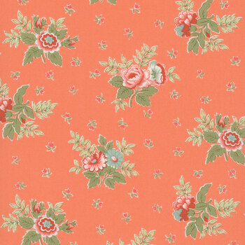 Apricot Candy 3100-20 Coral Rose Garden by Bunny Hill Designs for Moda Fabrics
