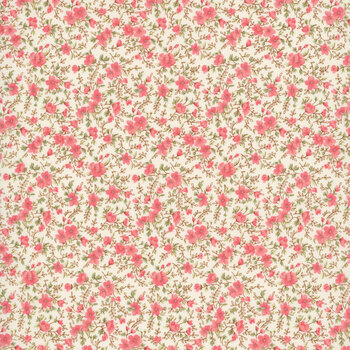 Apricot Candy 3102-28 Berry Flower Fields by Bunny Hill Designs for Moda Fabrics