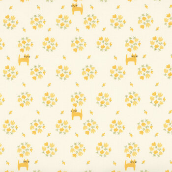 Apricot Candy 3104-11 Cloud Tulip Patch by Bunny Hill Designs for Moda Fabrics