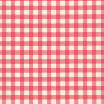 Apricot Candy 3106-18 Berry Gingham Check by Bunny Hill Designs for Moda Fabrics