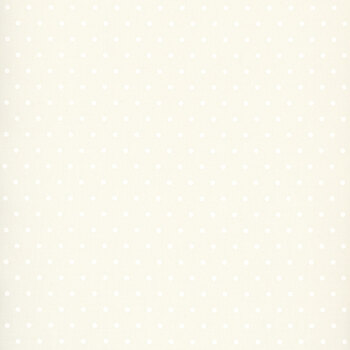 Apricot Candy 3108-31 Cloud - White Candy Dots by Bunny Hill Designs for Moda Fabrics