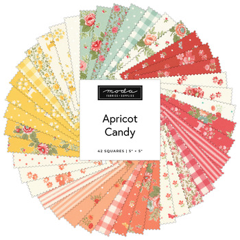 Apricot Candy  Charm Pack Bunny Hill Designs for Moda Fabrics - RESERVE