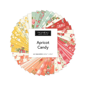 Apricot Candy  Mini Charm Pack Bunny Hill Designs for Moda Fabrics - RESERVE
