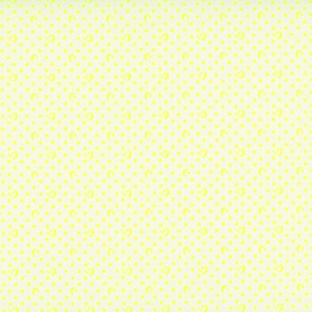 Boo Valley RS4201-12 Moon Stars Neon Yellow by Ruby Star Society for Moda Fabrics