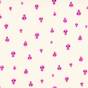 Boo Valley RS4199-12 Charms Neon Pink by Ruby Star Society for Moda Fabrics