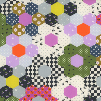Boo Valley RS4197-11 Halloween Patchwork Sarah Green by Ruby Star Society for Moda Fabrics