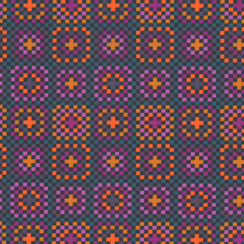 Boo Valley RS4196-15 Granny Square Black by Ruby Star Society for Moda Fabrics